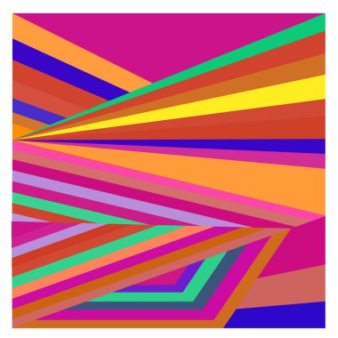 Kaynak için vektör renkli geometrik ve eğri arkaplan deseni