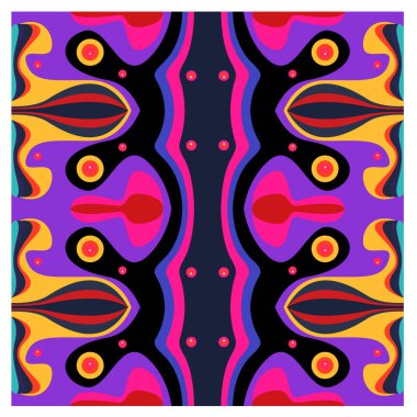 Kaynak için vektör renkli geometrik ve eğri arkaplan deseni