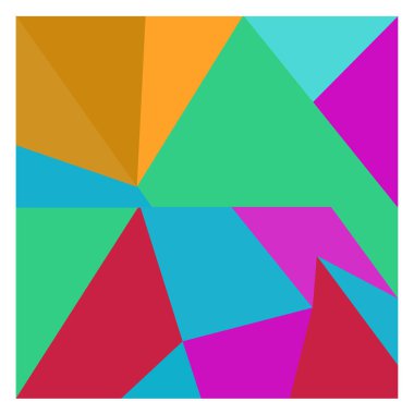 Kaynak için vektör renkli geometrik ve eğri arkaplan deseni