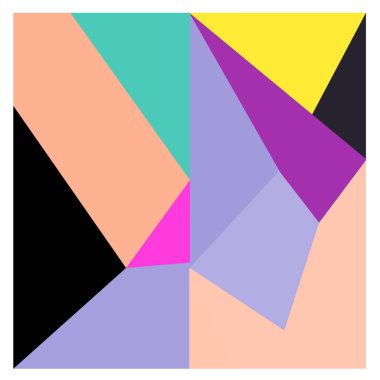 Kaynak için vektör renkli geometrik ve eğri arkaplan deseni