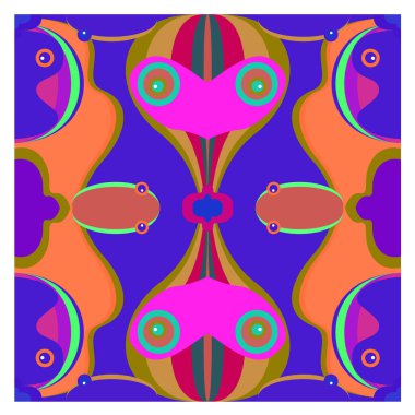 Kaynak için vektör renkli geometrik ve eğri arkaplan deseni