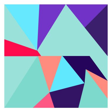 Kaynak için vektör renkli geometrik ve eğri arkaplan deseni