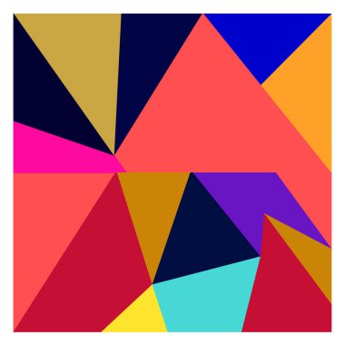 Kaynak için vektör renkli geometrik ve eğri arkaplan deseni