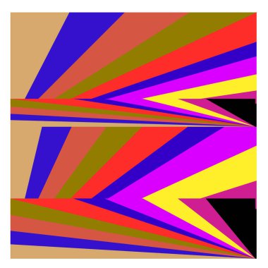 Kaynak için vektör renkli geometrik ve eğri arkaplan deseni