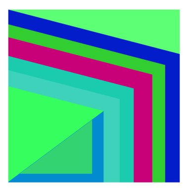 Kaynak için vektör renkli geometrik ve eğri arkaplan deseni