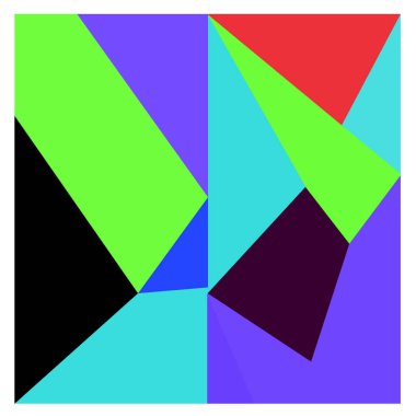 Kaynak için vektör renkli geometrik ve eğri arkaplan deseni