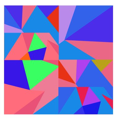 Kaynak için vektör renkli geometrik ve eğri arkaplan deseni