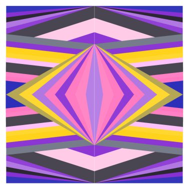 Kaynak için vektör renkli geometrik ve eğri arkaplan deseni