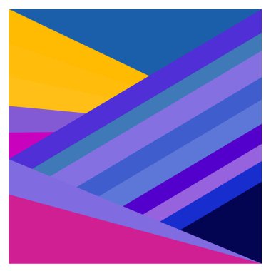 Kaynak için vektör renkli geometrik ve eğri arkaplan deseni