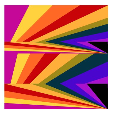 Kaynak için vektör renkli geometrik ve eğri arkaplan deseni