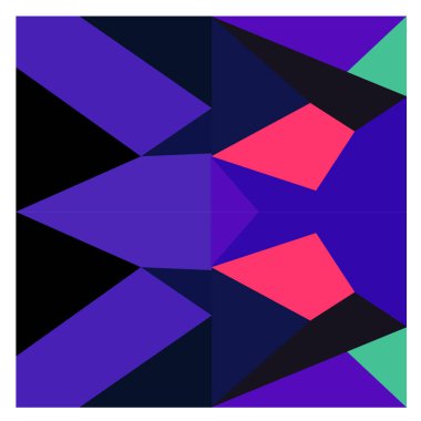 Kaynak için vektör renkli geometrik ve eğri arkaplan deseni