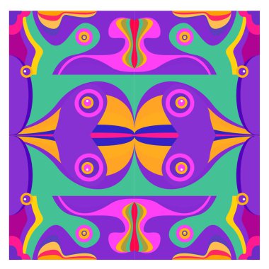 Kaynak için vektör renkli geometrik ve eğri arkaplan deseni