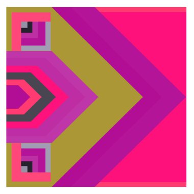 Kaynak için vektör renkli geometrik ve eğri arkaplan deseni