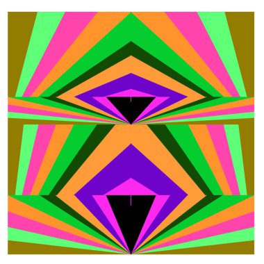 Kaynak için vektör renkli geometrik ve eğri arkaplan deseni