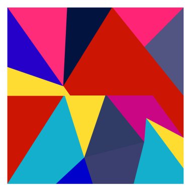 Kaynak için vektör renkli geometrik ve eğri arkaplan deseni