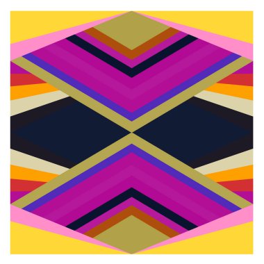 Kaynak için vektör renkli geometrik ve eğri arkaplan deseni