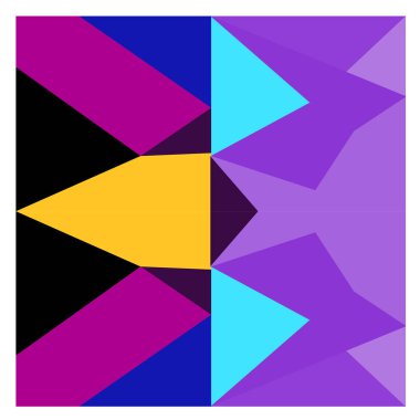 Kaynak için vektör renkli geometrik ve eğri arkaplan deseni