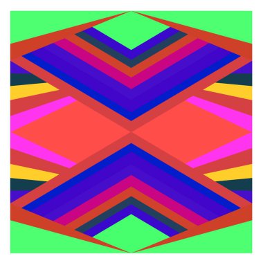 Kaynak için vektör renkli geometrik ve eğri arkaplan deseni