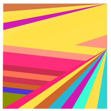 Kaynak için vektör renkli geometrik ve eğri arkaplan deseni