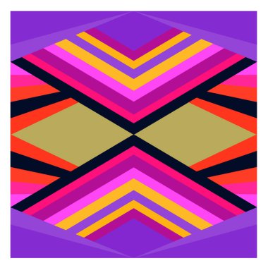 Kaynak için vektör renkli geometrik ve eğri arkaplan deseni