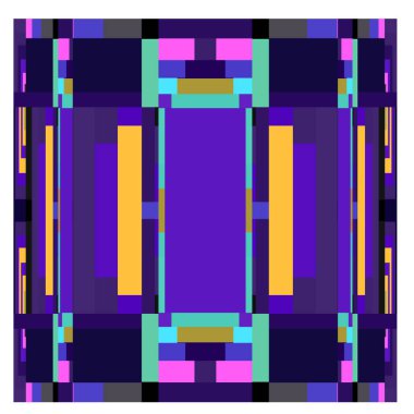 Kaynak için vektör renkli geometrik ve eğri arkaplan deseni