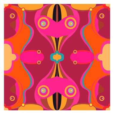 Kaynak için vektör renkli geometrik ve eğri arkaplan deseni