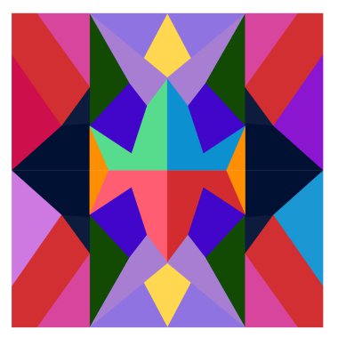 Kaynak için vektör renkli geometrik ve eğri arkaplan deseni