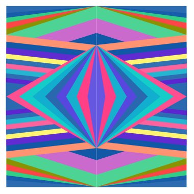 Kaynak için vektör renkli geometrik ve eğri arkaplan deseni