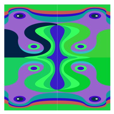 Kaynak için vektör renkli geometrik ve eğri arkaplan deseni