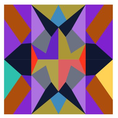 Kaynak için vektör renkli geometrik ve eğri arkaplan deseni