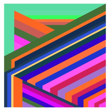 Kaynak için vektör renkli geometrik ve eğri arkaplan deseni