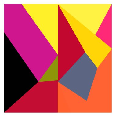 Kaynak için vektör renkli geometrik ve eğri arkaplan deseni