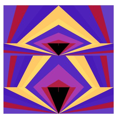 Kaynak için vektör renkli geometrik ve eğri arkaplan deseni