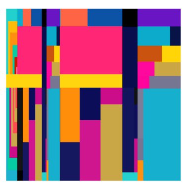 Kaynak için vektör renkli geometrik ve eğri arkaplan deseni