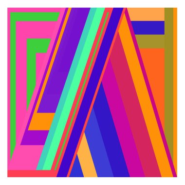 Kaynak için vektör renkli geometrik ve eğri arkaplan deseni