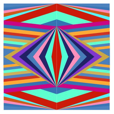 Kaynak için vektör renkli geometrik ve eğri arkaplan deseni