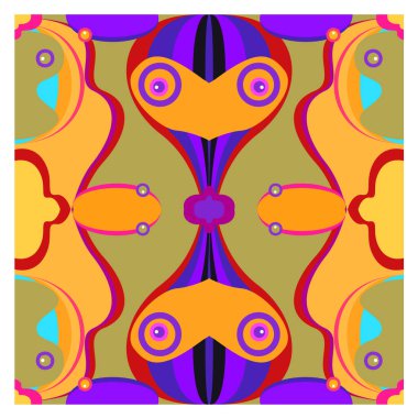 Kaynak için vektör renkli geometrik ve eğri arkaplan deseni