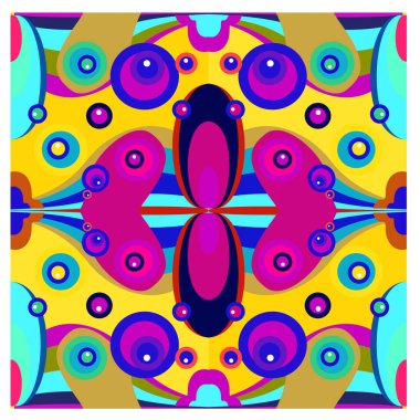 Kaynak için vektör renkli geometrik ve eğri arkaplan deseni