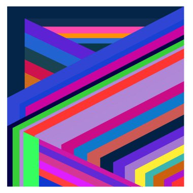 Kaynak için vektör renkli geometrik ve eğri arkaplan deseni