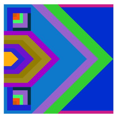 Kaynak için vektör renkli geometrik ve eğri arkaplan deseni