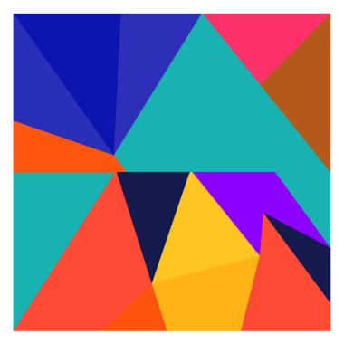 Kaynak için vektör renkli geometrik ve eğri arkaplan deseni