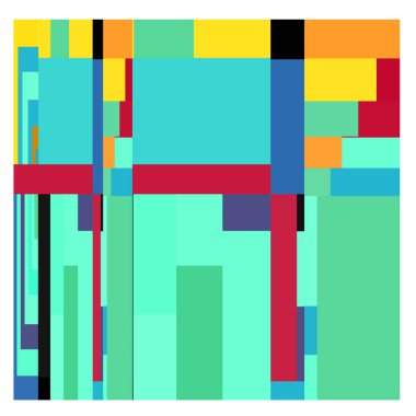 Kaynak için vektör renkli geometrik ve eğri arkaplan deseni