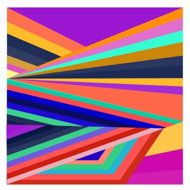 Kaynak için vektör renkli geometrik ve eğri arkaplan deseni