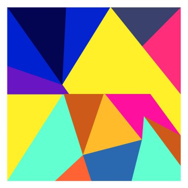 Kaynak için vektör renkli geometrik ve eğri arkaplan deseni