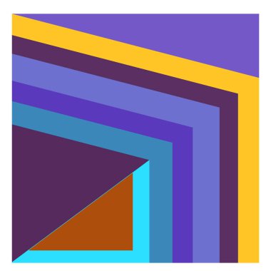 Kaynak için vektör renkli geometrik ve eğri arkaplan deseni