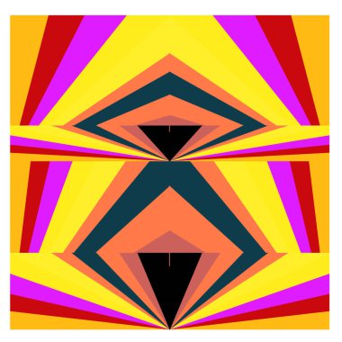 Kaynak için vektör renkli geometrik ve eğri arkaplan deseni