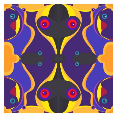 Kaynak için vektör renkli geometrik ve eğri arkaplan deseni