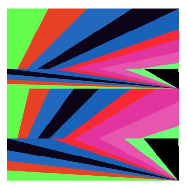 Kaynak için vektör renkli geometrik ve eğri arkaplan deseni