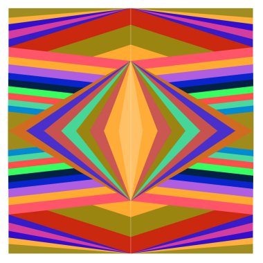 Kaynak için vektör renkli geometrik ve eğri arkaplan deseni