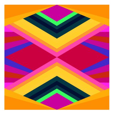 Kaynak için vektör renkli geometrik ve eğri arkaplan deseni